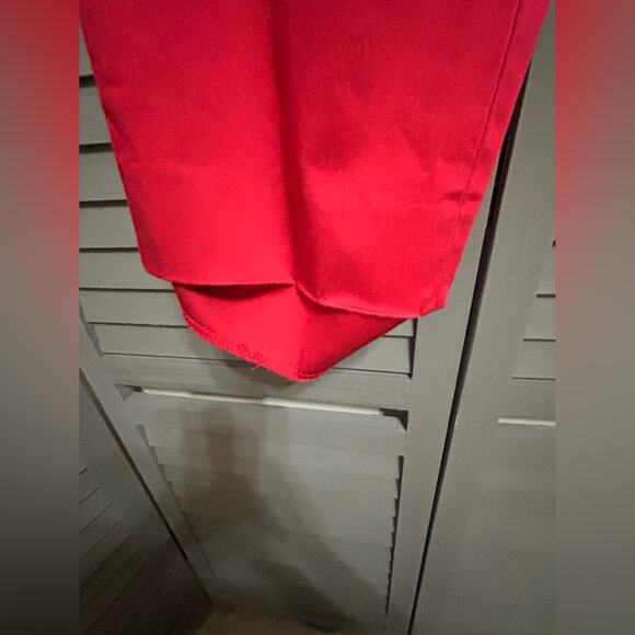 The Limited The Drew Fit Red Cropped Straight Leg Ankle Pants Size 6 - Picture 9 of 12